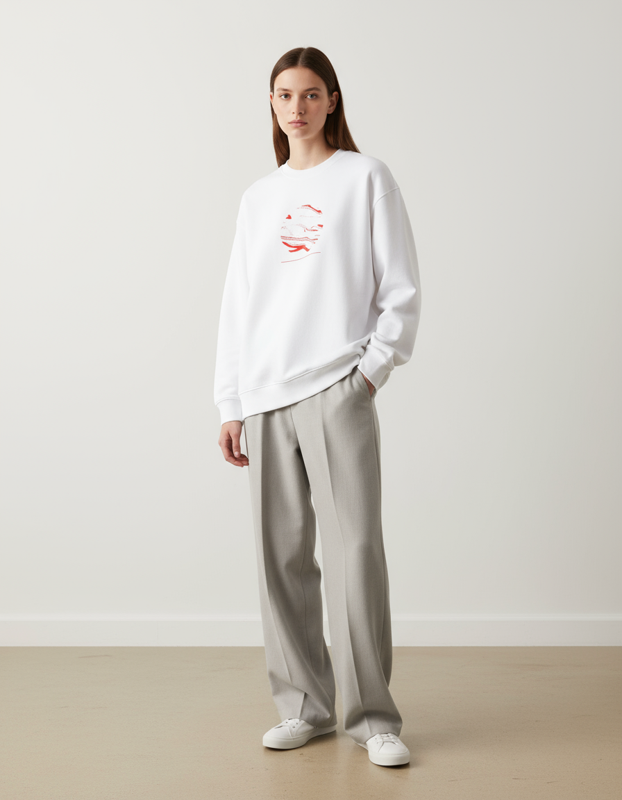 GROUND 0 Oversized Sweatshirt