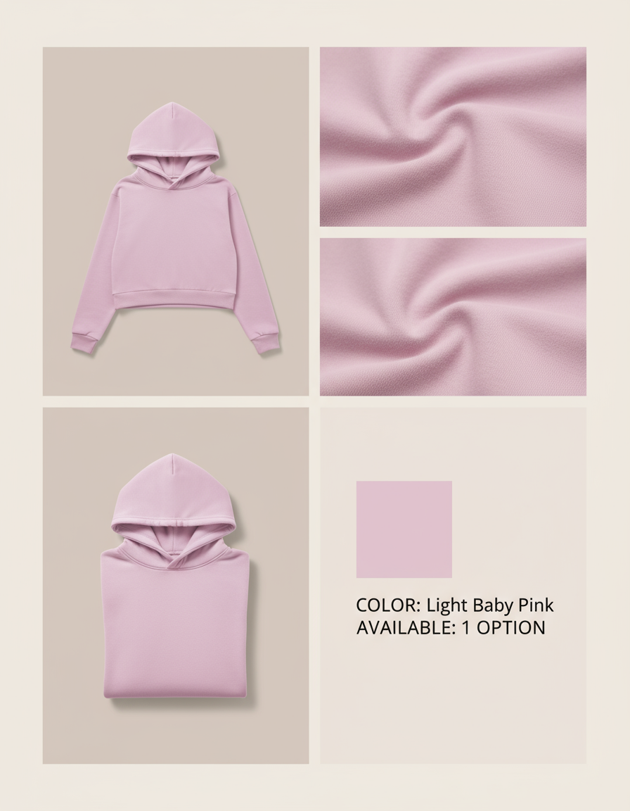 Color Options Display - Light Baby Pink