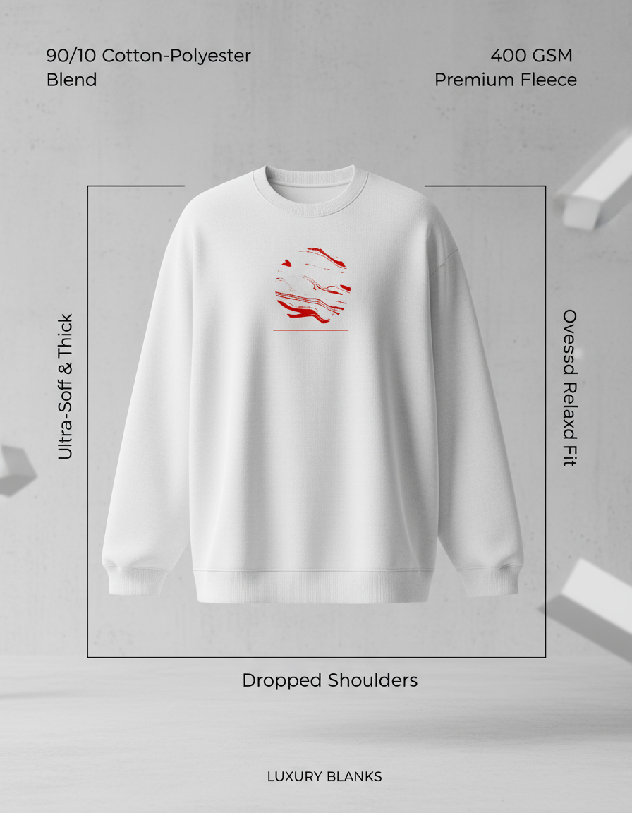 Premium Oversized Sweatshirt Hero