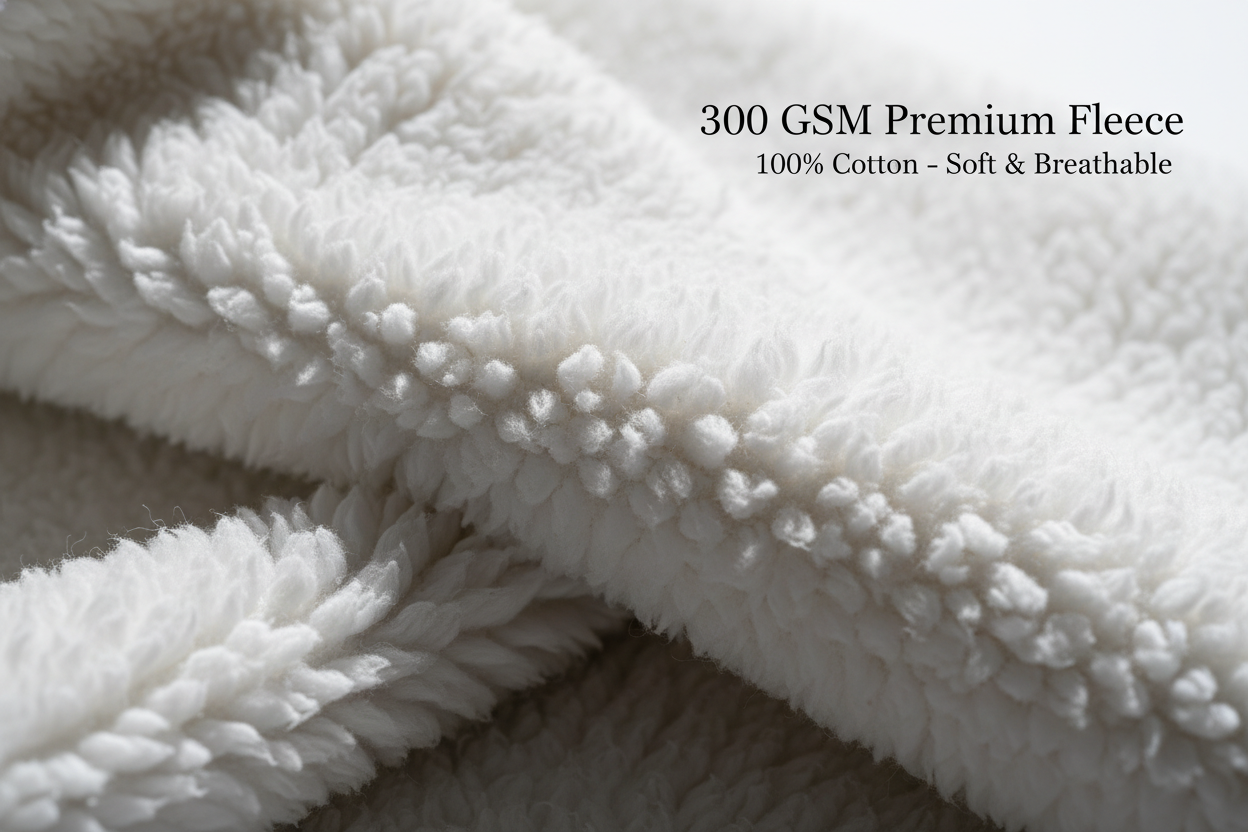 Premium Fleece Fabric Closeup