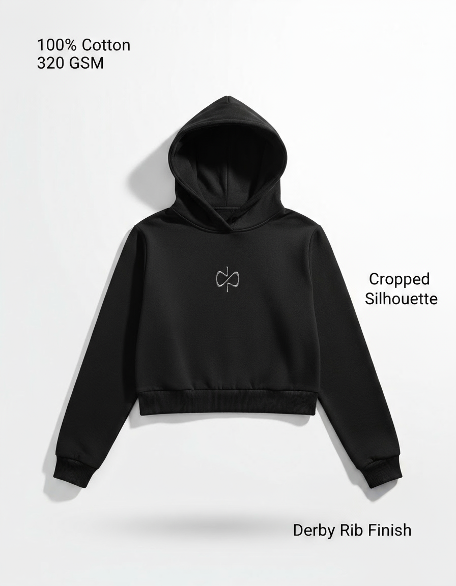 Premium Cropped Hoodie Features